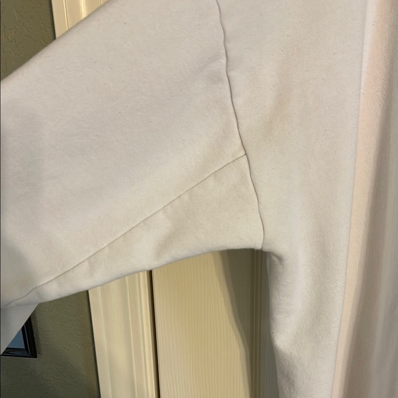 Vintage Umbro White and Black Quarter Zip Sweatshirt Nylon Collar Purple Logos - Picture 5 of 8